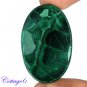 Certified 88.52Cts. NATURAL GREEN MALACHITE CABOCHON GEMSTONE C6 147