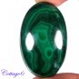 Certified 87.88Cts. NATURAL GREEN MALACHITE CABOCHON GEMSTONE C6 169