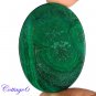 Certified 131.36Cts. NATURAL GREEN MALACHITE CABOCHON GEMSTONE C6 180