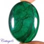 Certified 131.36Cts. NATURAL GREEN MALACHITE CABOCHON GEMSTONE C6 180