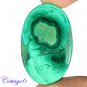 Certified 83.48Cts. NATURAL GREEN MALACHITE CABOCHON GEMSTONE C6 226