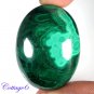 Certified 104.89Cts. NATURAL GREEN MALACHITE CABOCHON GEMSTONE C6 216