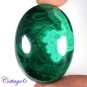 Certified 104.89Cts. NATURAL GREEN MALACHITE CABOCHON GEMSTONE C6 216
