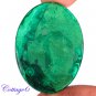 Certified 70.02Cts. NATURAL GREEN MALACHITE CABOCHON GEMSTONE C6 125