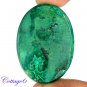 Certified 69.52Cts. NATURAL GREEN MALACHITE CABOCHON GEMSTONE C6 140