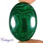 Certified 69.52Cts. NATURAL GREEN MALACHITE CABOCHON GEMSTONE C6 140