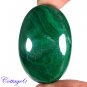 Certified 110.25Cts. NATURAL GREEN MALACHITE CABOCHON GEMSTONE C6 146