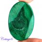 Certified 110.25Cts. NATURAL GREEN MALACHITE CABOCHON GEMSTONE C6 146