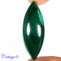 Certified 59.60Cts. NATURAL GREEN MALACHITE CABOCHON GEMSTONE C6 144