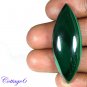 Certified 59.60Cts. NATURAL GREEN MALACHITE CABOCHON GEMSTONE C6 144