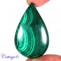 Certified 87.26Cts. NATURAL GREEN MALACHITE CABOCHON GEMSTONE C6 130