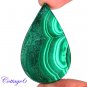 Certified 87.26Cts. NATURAL GREEN MALACHITE CABOCHON GEMSTONE C6 130