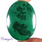 Certified 112.03Cts. NATURAL GREEN MALACHITE CABOCHON GEMSTONE C6 173