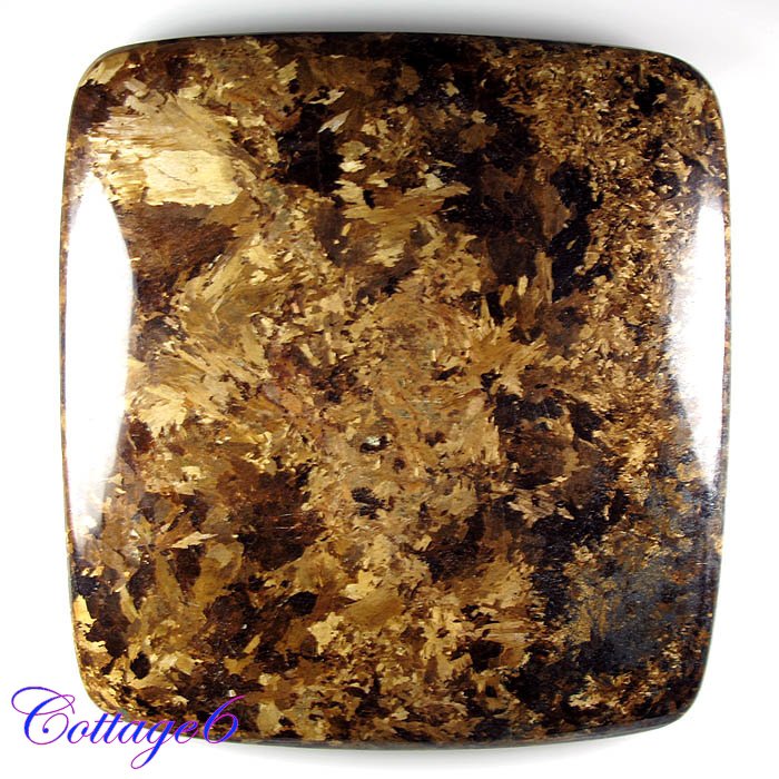 Certified  408.00Cts. NATURAL BRONZITE CABOCHON GEMSTONE C6-2245