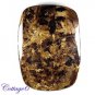 Certified  227.00Cts. NATURAL BRONZITE CUSHION SHAPE CABOCHON GEMSTONE C6-2247