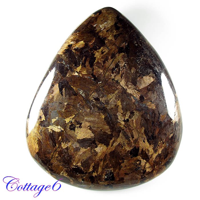 Certified  225.12Cts. NATURAL BRONZITE CABOCHON GEMSTONE C6-2252