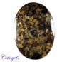 Certified 208.75Cts. NATURAL BRONZITE OVAL SHAPE CABOCHON GEMSTONE C6-2249
