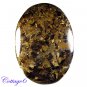 Certified  272.50Cts. NATURAL BRONZITE OVAL SHAPE CABOCHON GEMSTONE C6-2242