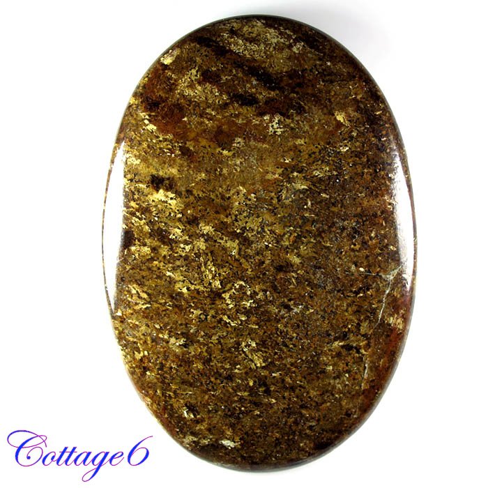 certified 184.90Cts. NATURAL BRONZITE OVAL SHAPE CABOCHON GEMSTONE C6-2248