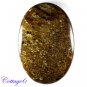 certified 184.90Cts. NATURAL BRONZITE OVAL SHAPE CABOCHON GEMSTONE C6-2248