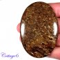 certified 184.90Cts. NATURAL BRONZITE OVAL SHAPE CABOCHON GEMSTONE C6-2248