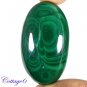 certified 116.51Cts. NATURAL GREEN MALACHITE CABOCHON GEMSTONE C6 163