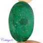 Certified 97.34Cts. NATURAL GREEN MALACHITE CABOCHON GEMSTONE C6 183