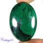 Certified 91.75Cts. NATURAL GREEN MALACHITE CABOCHON GEMSTONE C6 152