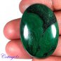 Certified 91.75Cts. NATURAL GREEN MALACHITE CABOCHON GEMSTONE C6 152