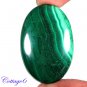 Certified 73.16Cts. NATURAL GREEN MALACHITE CABOCHON GEMSTONE C6 160