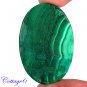 Certified 73.16Cts. NATURAL GREEN MALACHITE CABOCHON GEMSTONE C6 160