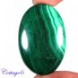 Certified 73.16Cts. NATURAL GREEN MALACHITE CABOCHON GEMSTONE C6 160