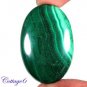 Certified 73.16Cts. NATURAL GREEN MALACHITE CABOCHON GEMSTONE C6 160