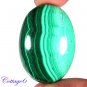 Certfied 84.08Cts. NATURAL GREEN MALACHITE CABOCHON GEMSTONE C6 145