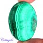 Certfied 84.08Cts. NATURAL GREEN MALACHITE CABOCHON GEMSTONE C6 145