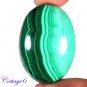 Certfied 84.08Cts. NATURAL GREEN MALACHITE CABOCHON GEMSTONE C6 145