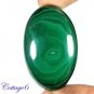 Certiofied 110.28Cts. NATURAL GREEN MALACHITE CABOCHON GEMSTONE C6 194