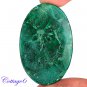Certified 115.69Cts. NATURAL GREEN MALACHITE CABOCHON GEMSTONE C6 127
