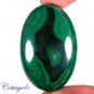 Certified 115.69Cts. NATURAL GREEN MALACHITE CABOCHON GEMSTONE C6 127