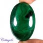 Certified 86.62Cts. NATURAL GREEN MALACHITE CABOCHON GEMSTONE C6 157