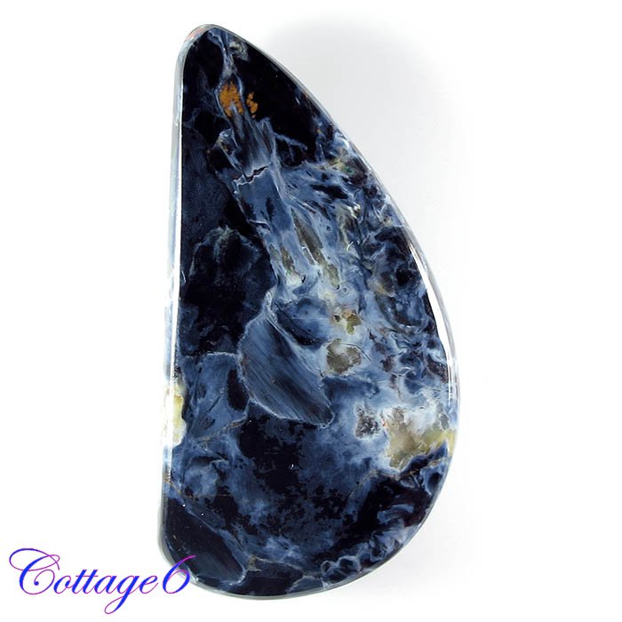 Certified AA +++ 34.30Cts. NATURAL PIETERSITE FLASHY FANCY SHAPE CABOCHON GEMSTONE C6-2475