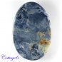Certified 38.90Cts. NATURAL PIETERSITE FLASHY OVAL CABOCHON GEMSTONE C6-2440
