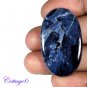 Certified 36.72Cts. NATURAL PIETERSITE FLASHY OVAL CABOCHON GEMSTONE C6-2480
