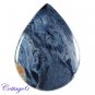 Certified 25.85Cts. NATURAL PIETERSITE FLASHY PEAR SHAPE CABOCHON GEMSTONE C6-2483