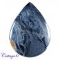 Certified 25.85Cts. NATURAL PIETERSITE FLASHY PEAR SHAPE CABOCHON GEMSTONE C6-2483