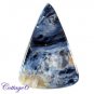 Certified 27.05Cts. NATURAL PIETERSITE FLASHY PEAR SHAPE CABOCHON GEMSTONE C6-2455