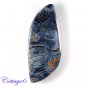 Certified  27.75Cts. NATURAL PIETERSITE FLASHY FANCY SHAPE CABOCHON GEMSTONE C6-2438