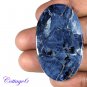 Certified ! 44.68Cts. NATURAL PIETERSITE FLASHY OVAL CABOCHON GEMSTONE C6-2489