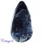 Certfied  48.55Cts. NATURAL PIETERSITE FLASHY PEAR SHAPE CABOCHON GEMSTONE C6-2445