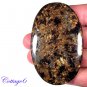Certified  201.70Cts. NATURAL BRONZITE OVAL SHAPE CABOCHON GEMSTONE C6-2251